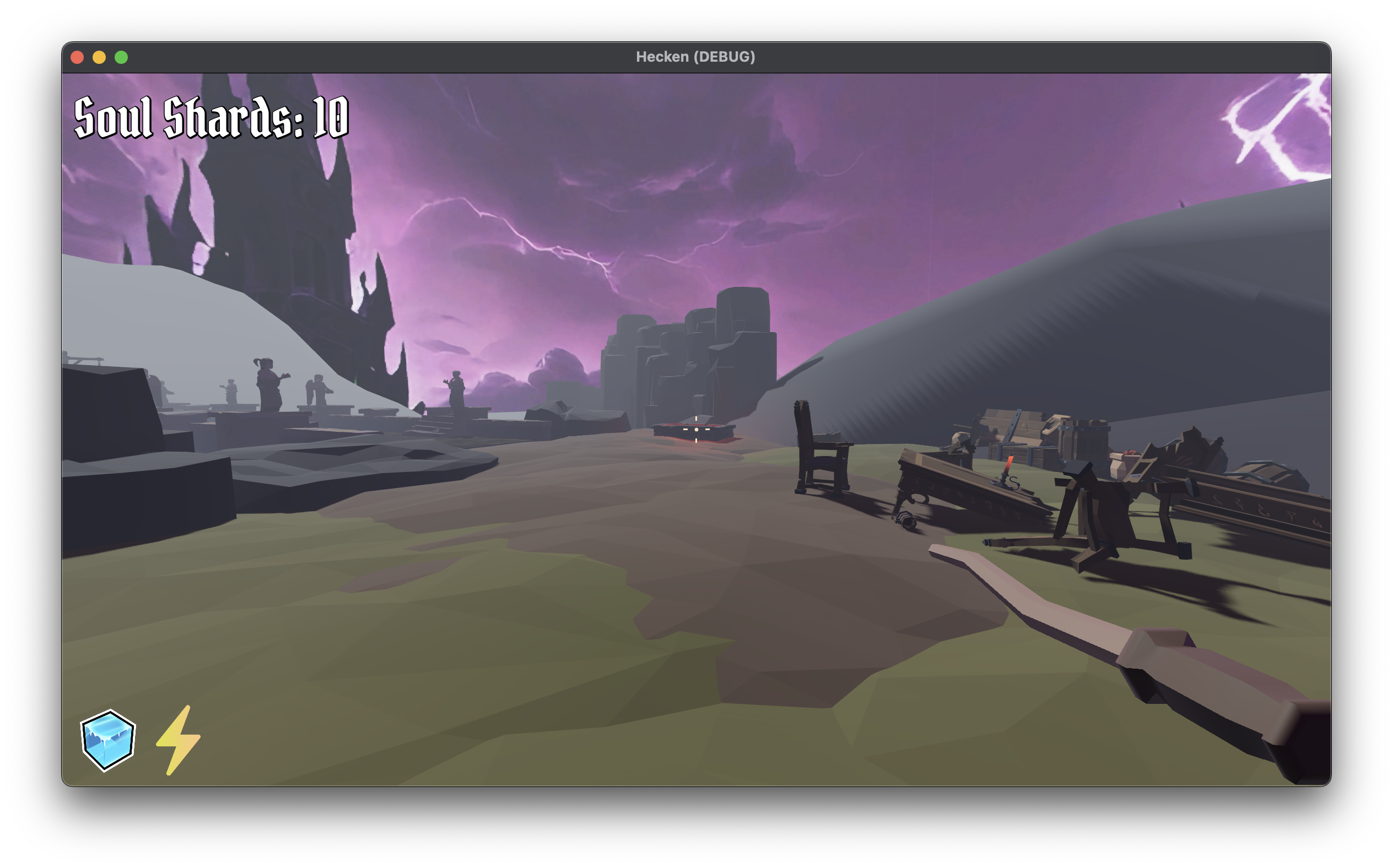 Initial first level design, props and objects